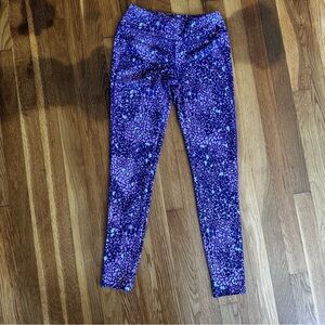 The North Face Womens XS Purple Printed Leggings Athletic Performance Pants
